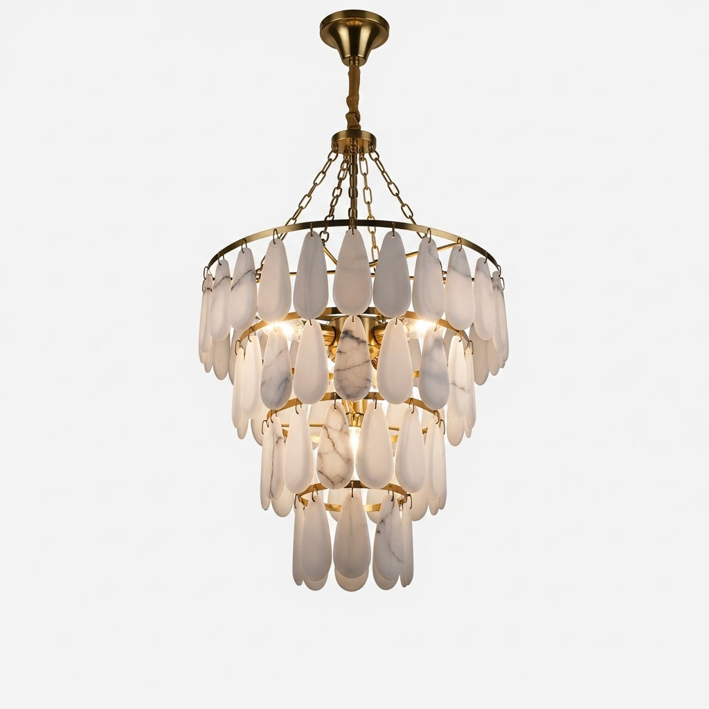 Light luxury crystal chandelier