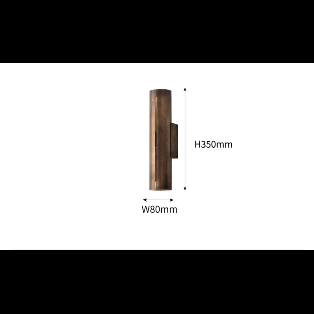 Modern Light Luxury Thick Copper Wall Lamp