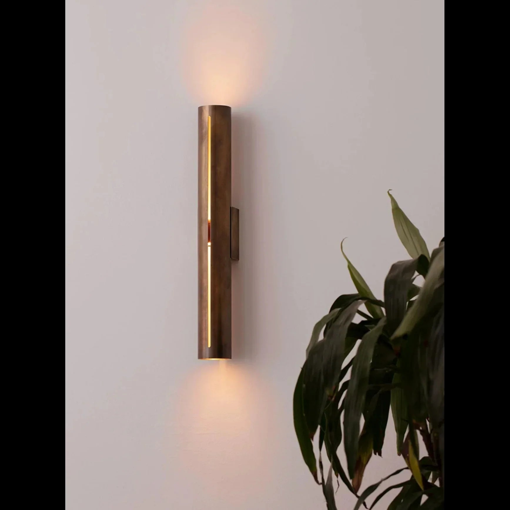 Modern Light Luxury Thick Copper Wall Lamp