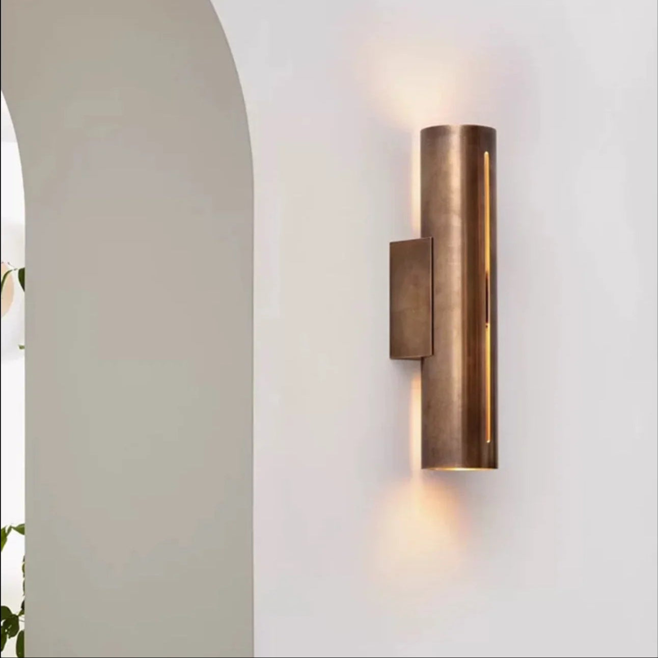Modern Light Luxury Thick Copper Wall Lamp