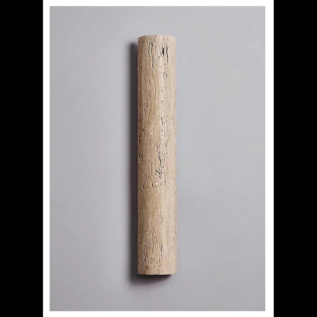 Modern Natural Travertine LED Wall Light