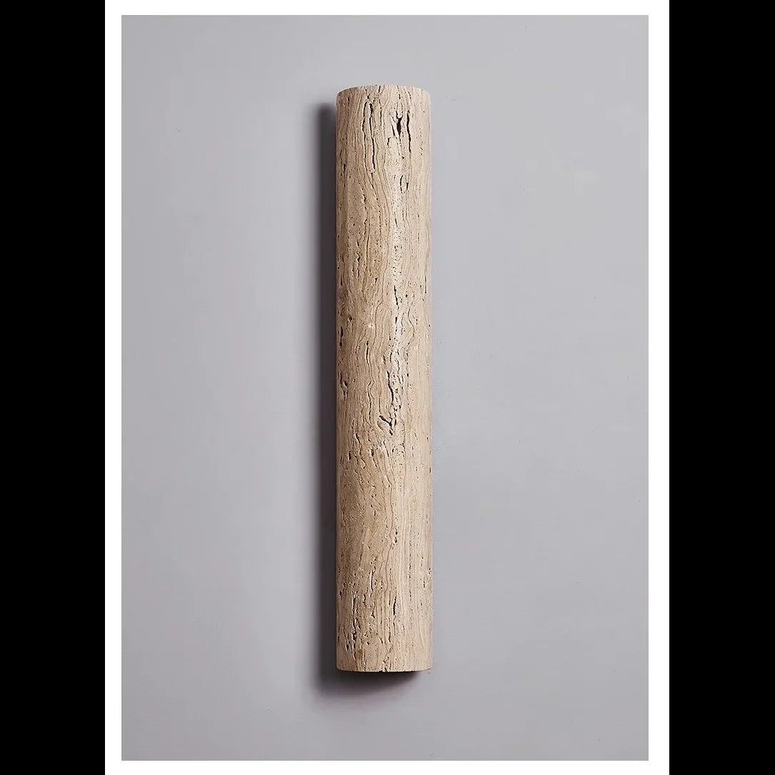 Modern Natural Travertine LED Wall Light