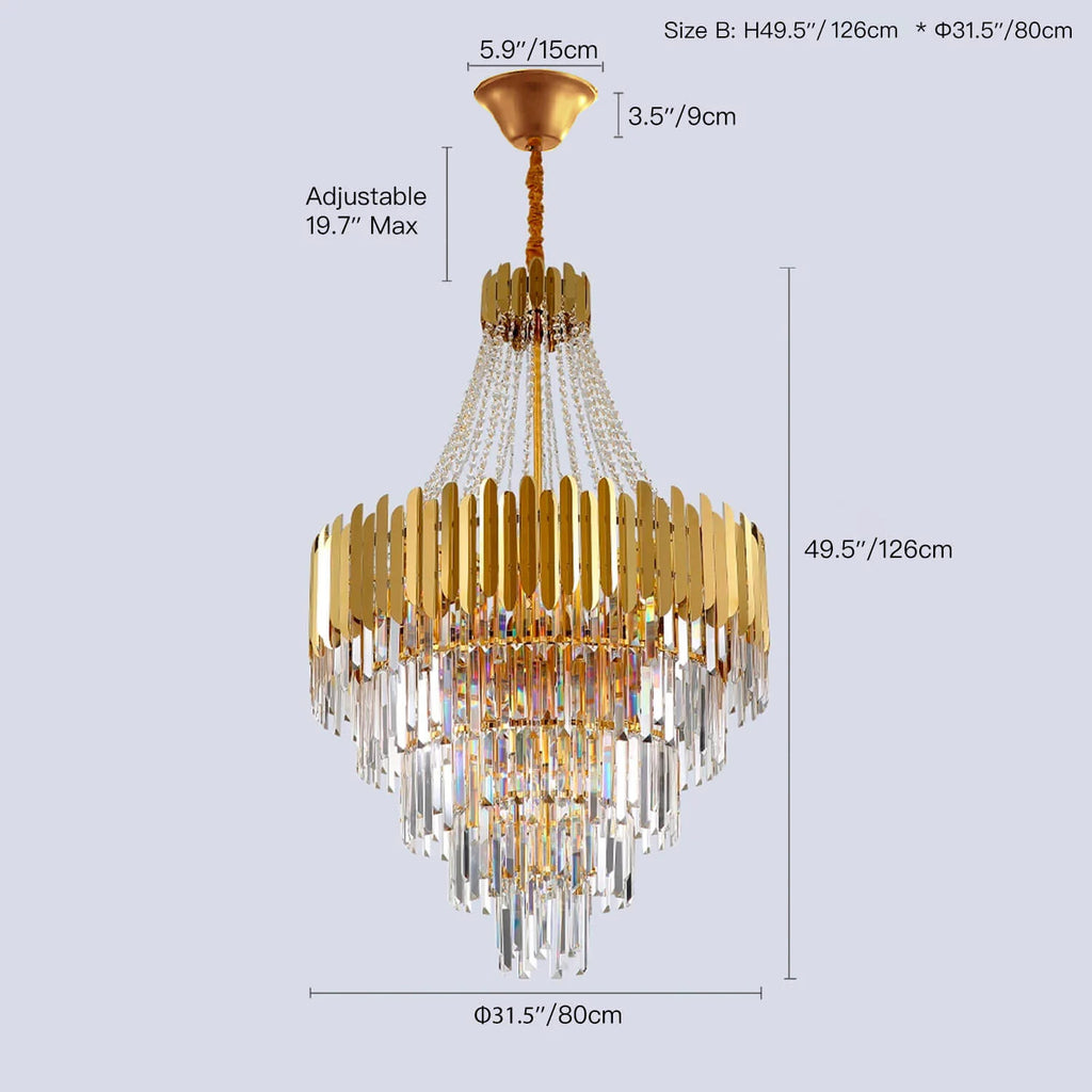Modern Light Luxury Crystal Chandelier