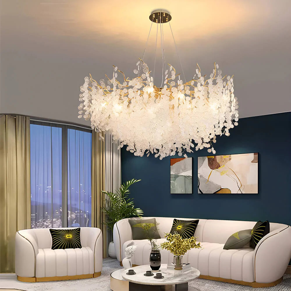 Modern Light Luxury Money Tree Chandelier