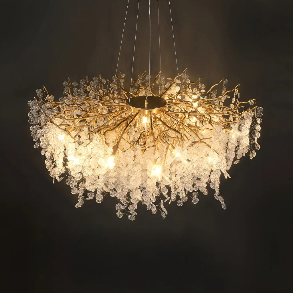 Modern Light Luxury Money Tree Chandelier