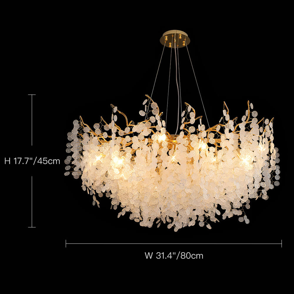 Modern Light Luxury Money Tree Chandelier