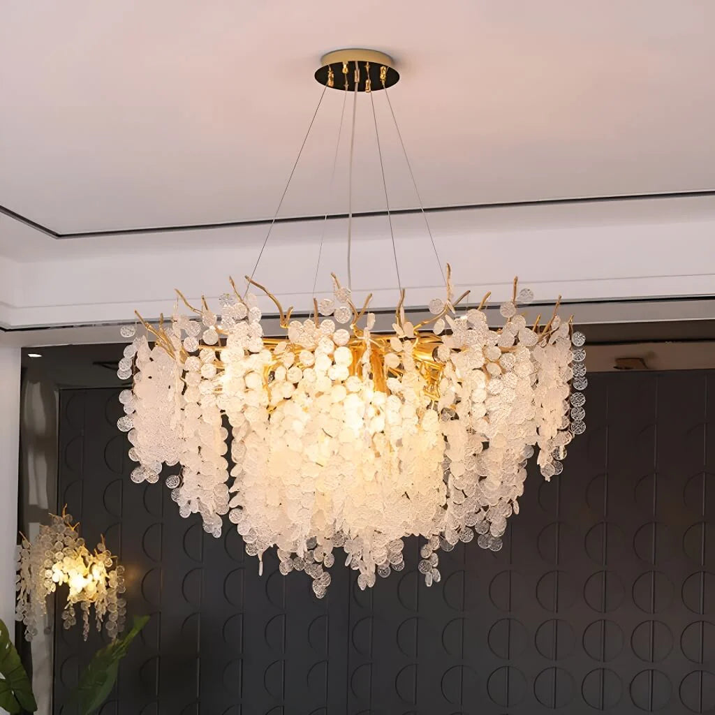 Modern Light Luxury Money Tree Chandelier