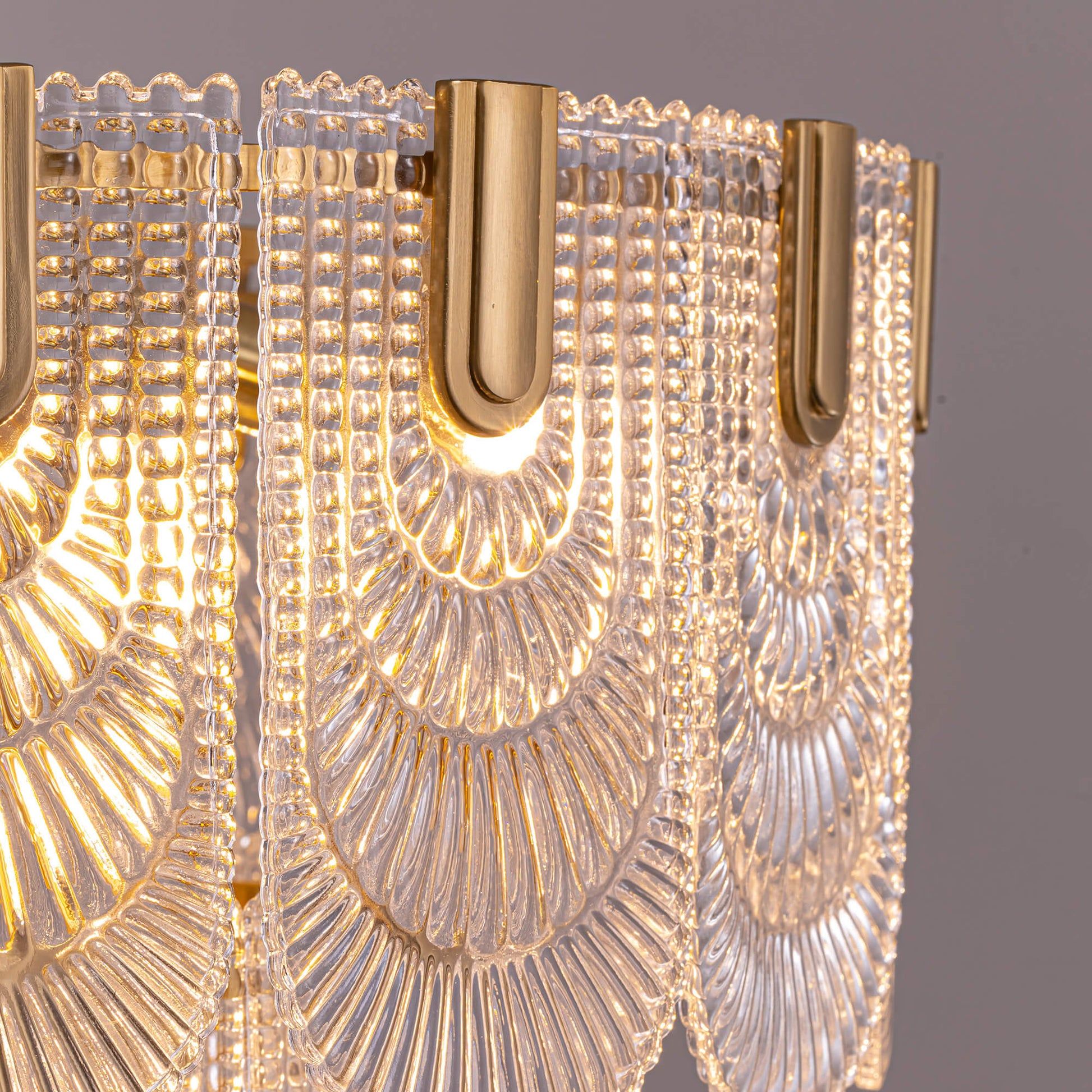 Modern Light Luxury Golden Crystal Chandelier