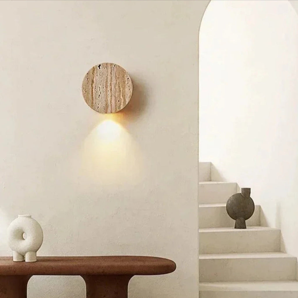 Modern Light Luxury Natural Marble Wall Lamp