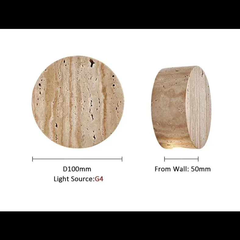 Modern Light Luxury Natural Marble Wall Lamp