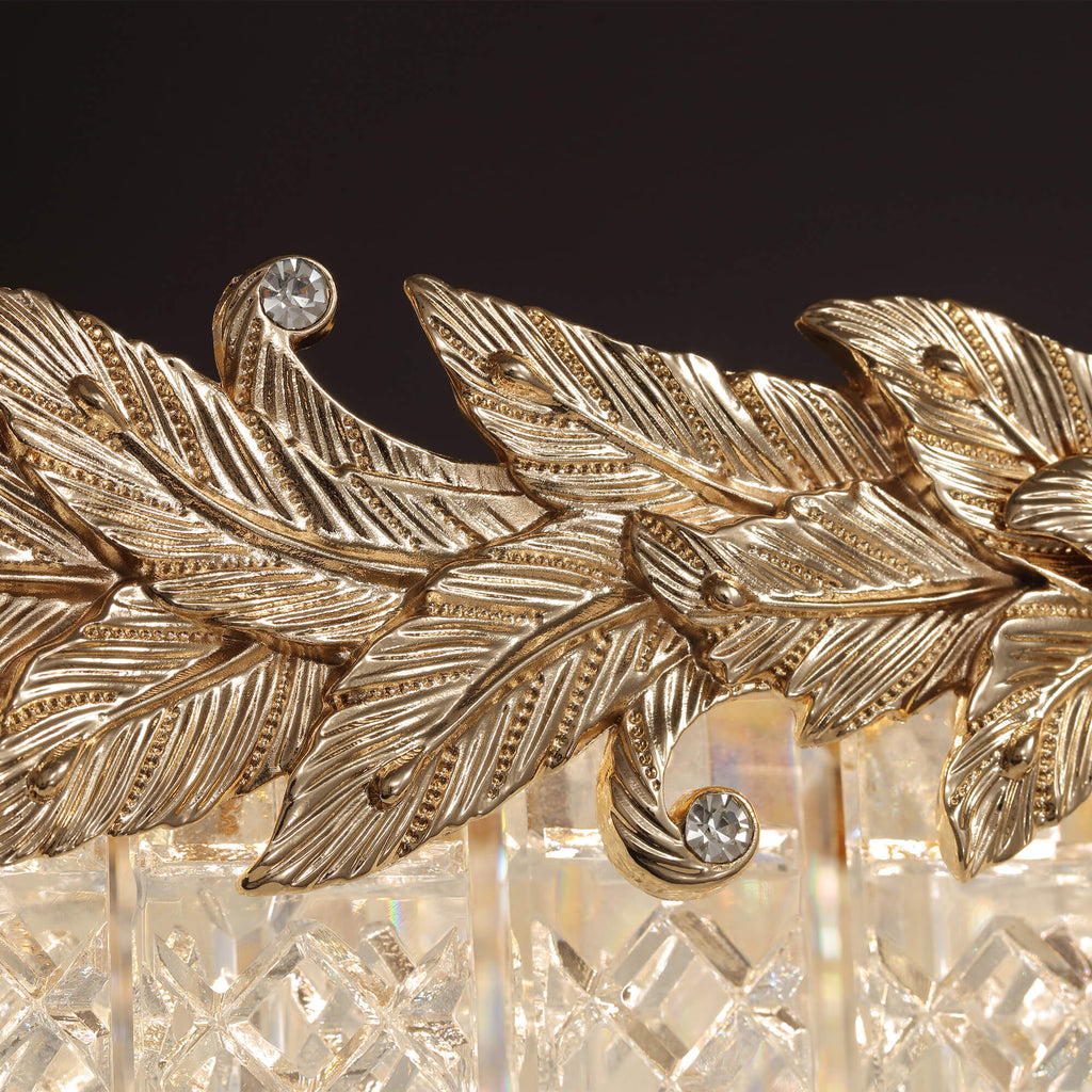 Modern Light Luxury Angel Crystal Rectangular Chandelier